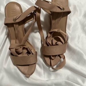 INC International Concepts Tan Strappy Sandals